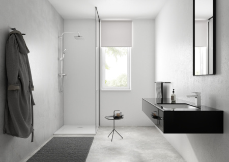 Смеситель для раковины hansgrohe Vernis Shape 100, с металлическим сливным гарнитуром 71568000, хром