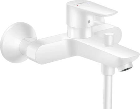 Смеситель для ванны hansgrohe Talis E 71740700, матовый белый