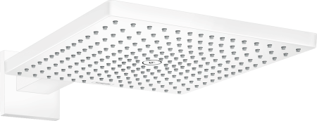 Верхний душ hansgrohe Raindance E 300 1jet с настенным кронштейном 26238700, матовый белый