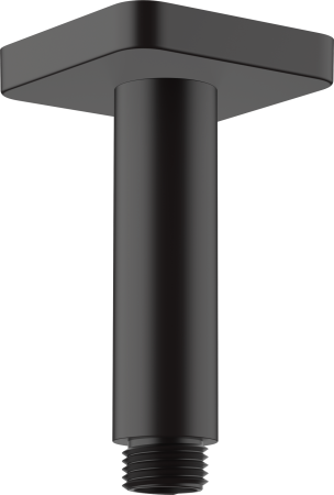 Душевой кронштейн hansgrohe Vernis Shape потолочный 100 мм 26406670, матовый черный
