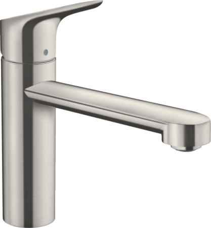 Смеситель для кухонной мойки hansgrohe Focus M43 120, с поворотным изливом 71816800, под сталь
