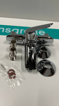 Смеситель для ванны hansgrohe Novus 71040000/U, хром, уцененный товар