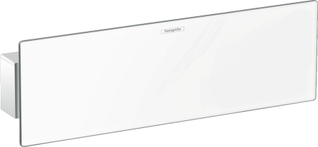 Шланговое подключение hansgrohe FixFit Porter 300 с полкой и держателем для душа 26456400, белый/хром