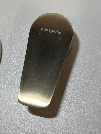 Внешняя часть смесителя для душа hansgrohe Talis E скрытого монтажа 71765140/U, шлифованная бронза, уцененный товар