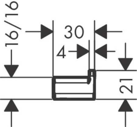 Крючок hansgrohe AddStoris 41742000, хром