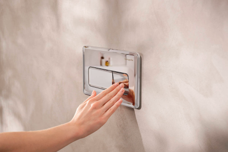 Панель смыва hansgrohe iFrame Original Q, 66001000, хром