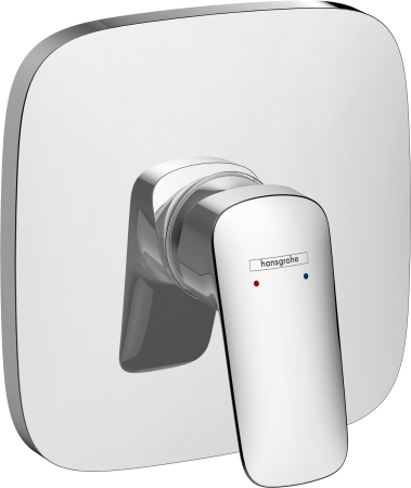 Внешняя часть смесителя для душа hansgrohe Logis HighFlow скрытого монтажа 71607000, хром