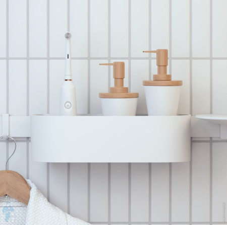 Контейнер для хранения hansgrohe WallStoris глубокий 27912700, матовый белый