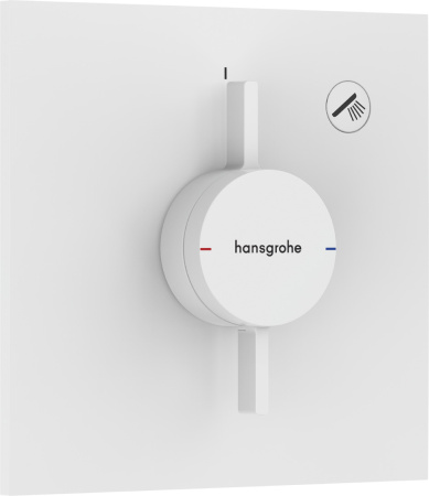 Внешняя часть смесителя hansgrohe DuoTurn E скрытого монтажа на 1 функции, 75617700, матовый белый