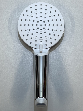 Душевой гарнитур hansgrohe Crometta 100 Vario, 2 режима, со штангой 65 см 26532400, белый/хром, уцененный товар