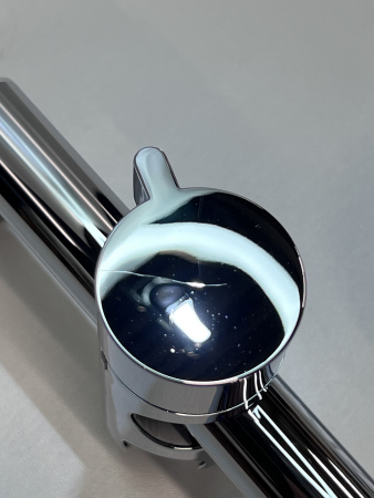 Душевой гарнитур hansgrohe Crometta 100 Vario, 2 режима, со штангой 65 см 26532400, белый/хром, уцененный товар