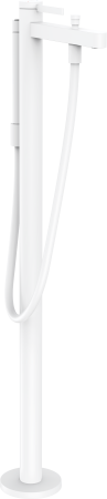 Внешняя часть смесителя для ванны hansgrohe Finoris напольного монтажа 76445700, матовый белый