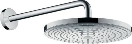 Верхний душ hansgrohe Raindance Select S 300 2jet с настенным кронштейном 27378000, хром