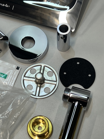 Душевая система hansgrohe Crometta E 240 1jet EcoSmart Reno с переключателем потоков 27289000/U, хром, уцененный товар