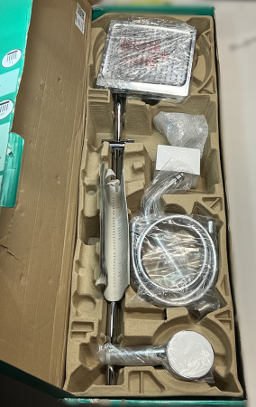 Душевая система hansgrohe Crometta E 240 1jet EcoSmart Reno с переключателем потоков 27289000/U, хром, уцененный товар