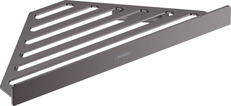 Корзина угловая hansgrohe AddStoris 41741340, шлифованный черный хром