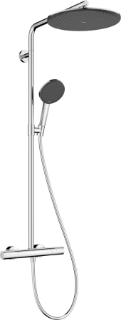 Душевая система hansgrohe Raindance Alive S Puro Showerpipe 300 1jet с Ecostat Element, 24592000, хром