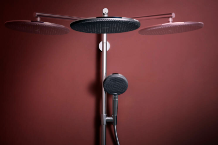 Душевая система hansgrohe Raindance Alive S Puro Showerpipe 300 1jet с Ecostat Element, 24592000, хром