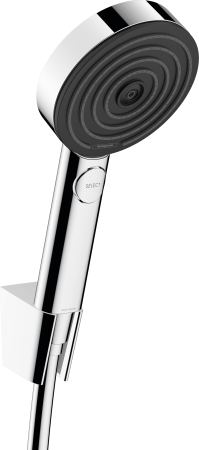 Душевой набор hansgrohe Pulsify Select S 105 3jet Relaxation с держателем и шлангом 160 см 24303000, хром