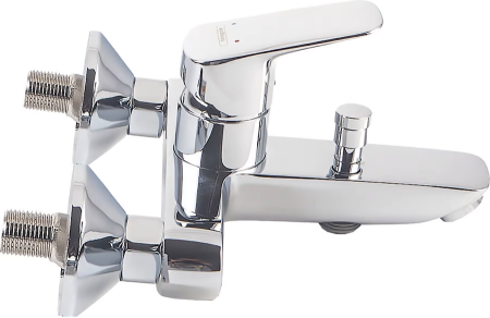 Смеситель для ванны hansgrohe Logis 71400000/U3, хром, уцененный товар