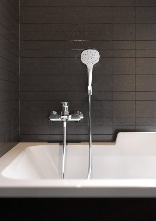 Смеситель для ванны hansgrohe Logis 71400000/U3, хром, уцененный товар