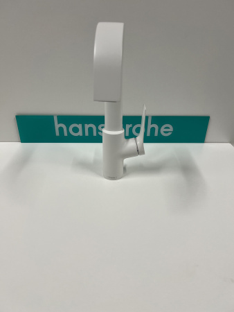 Смеситель для раковины hansgrohe Vivenis 210 с поворотным изливом, 75030700/U, матовый белый, уцененный товар