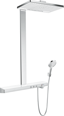 Душевая система hansgrohe Rainmaker Select 460 2jet с термостатом 27109400, белый/хром