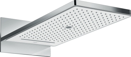 Верхний душ hansgrohe Rainmaker Select 580 3jet с настенным креплением скрытого монтажа 24001400, белый/хром