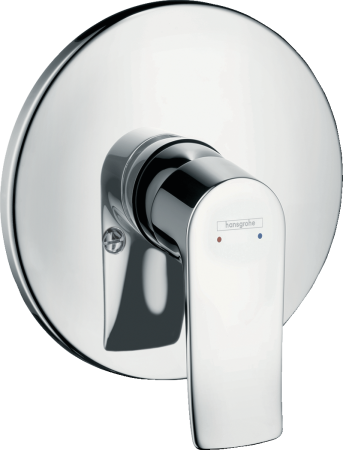Внешняя часть смесителя для душа hansgrohe Metris скрытого монтажа 31686000, хром