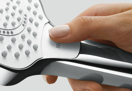 Ручной душ hansgrohe Croma Select S 110 3jet Vario EcoSmart 26803400, белый/хром