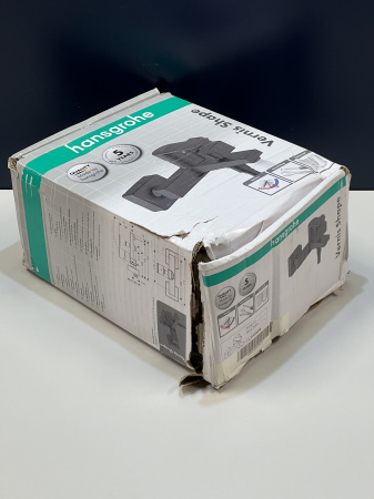 Смеситель для ванны Hansgrohe Vernis Shape 71450670/U1, матовый черный, уцененный товар