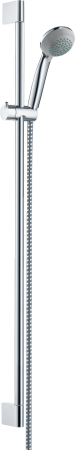 Душевой гарнитур hansgrohe Crometta 85 1jet Mono со штангой 90 см 27729000, хром