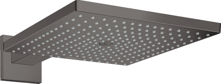 Верхний душ hansgrohe Raindance E 300 1jet с настенным кронштейном 26238340, шлифованный черный хром