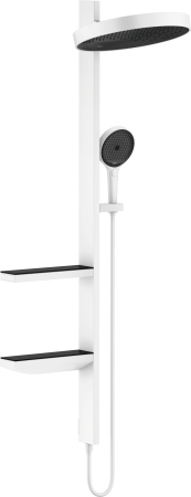 Душевая система hansgrohe Rainfinity 360 1jet скрытого монтажа без смесителя 26842700, матовый белый