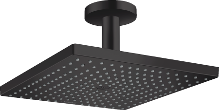 Верхний душ hansgrohe Raindance E 300 1jet с потолочным кронштейном 26250670, матовый черный