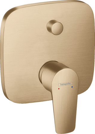 Внешняя часть смесителя для ванны hansgrohe Talis E скрытого монтажа 71745140, шлифованная бронза
