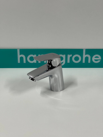 Смеситель для раковины hansgrohe Logis 70 со сливным гарнитуром 71070000/U, хром, уцененный товар