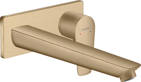 Внешняя часть смесителя для раковины hansgrohe Talis E скрытого монтажа, настенный 71734140, шлифованная бронза