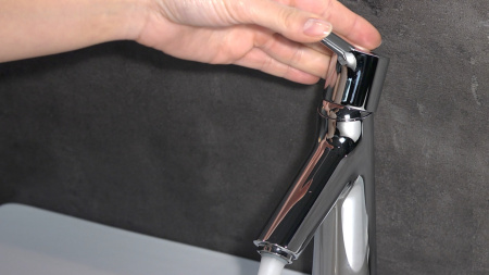 Смеситель для раковины hansgrohe Talis S 100 72020000, хром