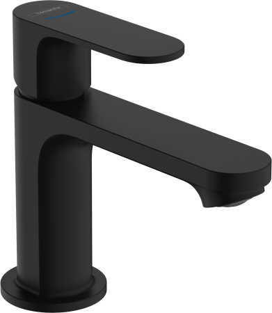 Кран для холодной воды hansgrohe Rebris S 80, без сливного гарнитура 72503670, матовый черный