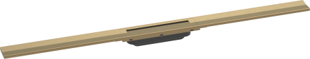 Внешняя часть трапа для душа hansgrohe RainDrain Flex, 100 см, укорачиваемая 56046140, шлифованная бронза