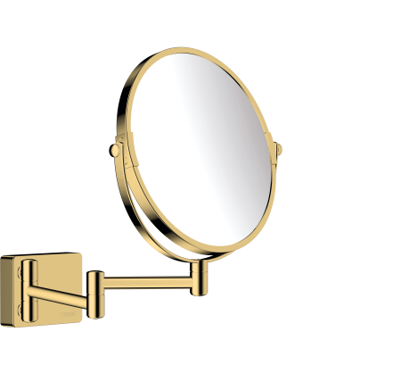 Косметическое зеркало hansgrohe AddStoris 41791990, полированное золото