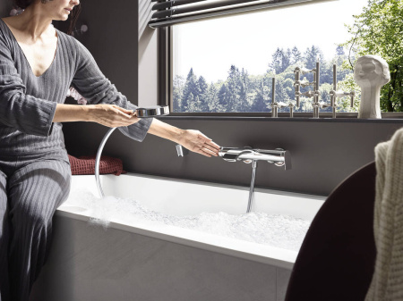 Готовый набор для ванны hansgrohe Vivenis с ручным душем Pulsify HG-PR60, хром