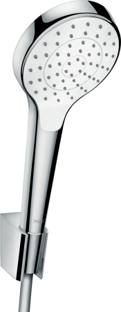 Душевой набор hansgrohe Croma Select S 110 1jet с держателем и шлангом 125 см 26420400, белый/хром
