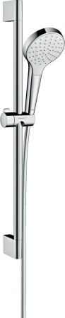 Душевой гарнитур hansgrohe Croma Select S 110 1jet со штангой 65 см 26564400, белый/хром