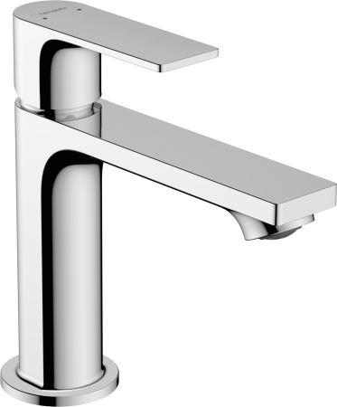 Смеситель для раковины hansgrohe Rebris E 110, со сливным гарнитуром 72557000, хром