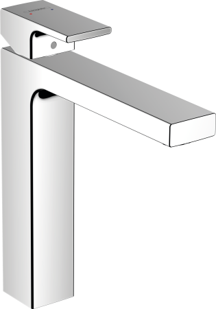 Смеситель для раковины hansgrohe Vernis Shape 190, со сливным гарнитуром 71590000, хром