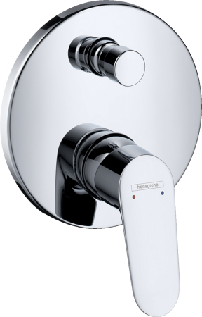 Внешняя часть смесителя для ванны hansgrohe Focus E2 скрытого монтажа 31945000, хром