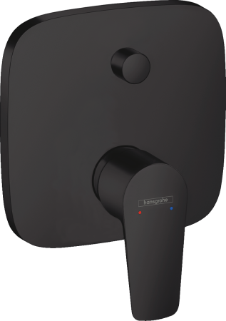 Внешняя часть смесителя для ванны hansgrohe Talis E скрытого монтажа 71474670, матовый черный