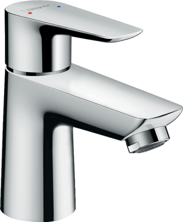 Смеситель для раковины hansgrohe Talis E 80, со сливным гарнитуром, для водонагревателей открытого типа 71707000, хром
